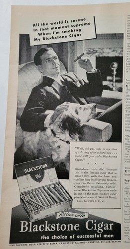 1946 blackstone cigar box - cigar,
